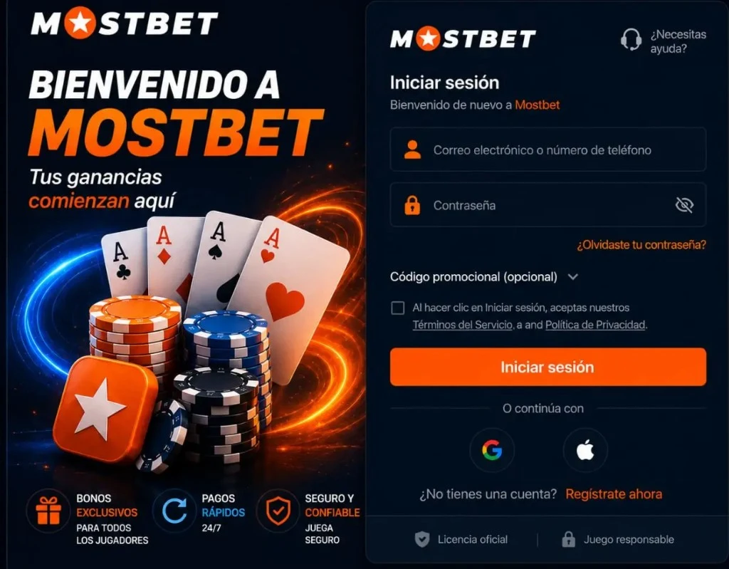 Casino Mostbet Colombia: bienvenida, acceso verificado e inicio de sesión para jugadores.